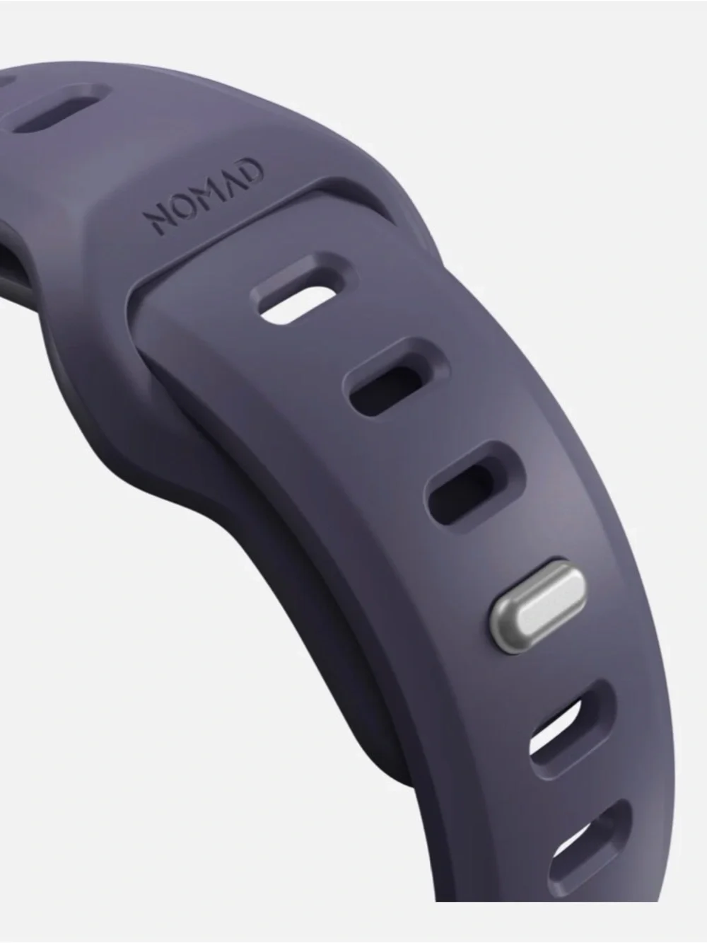 Nomad Silicone Apple Watch Band - Purple